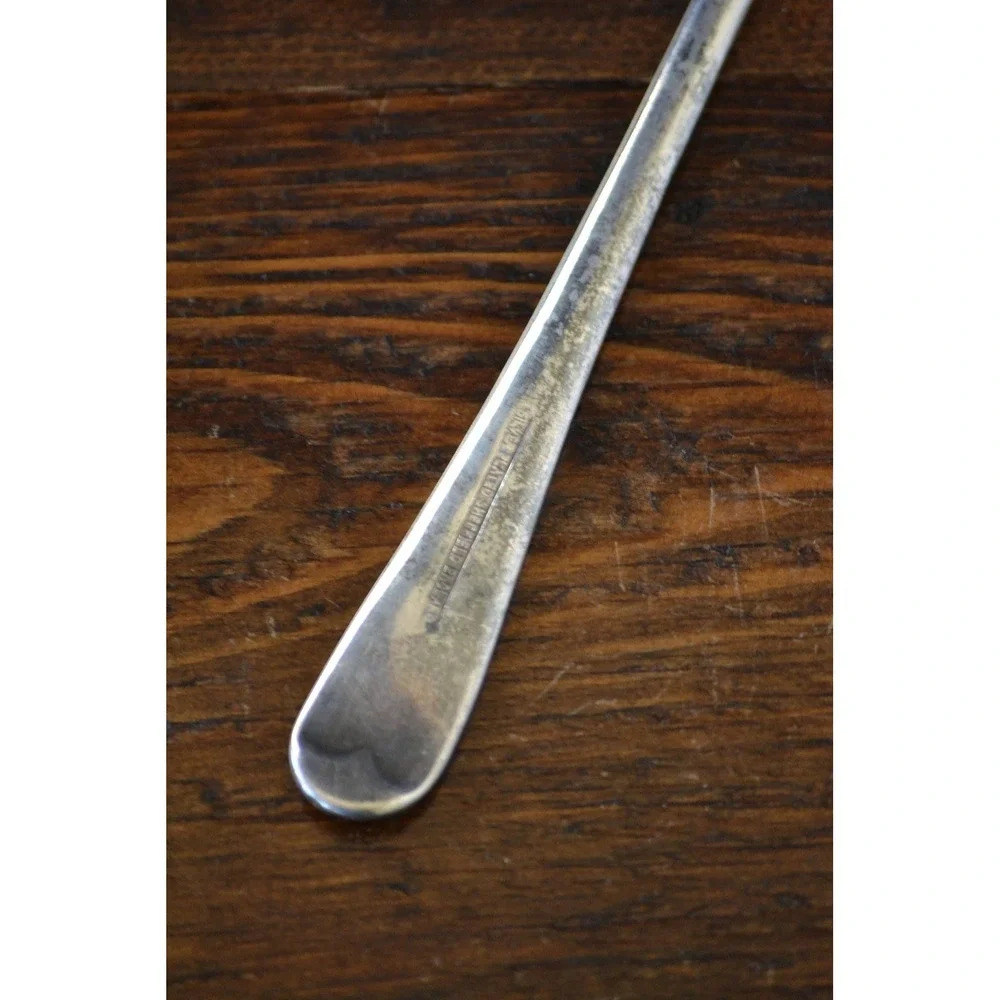 Vintage Tablespoon Sheffield‎ England Silverplate Serving Spoon Basic Handle